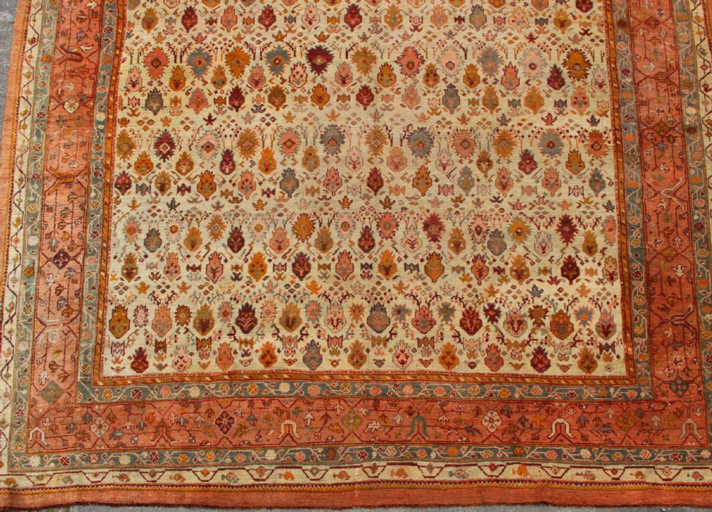 380 x 504cm Antique Oushak or Ushak Carpet View II