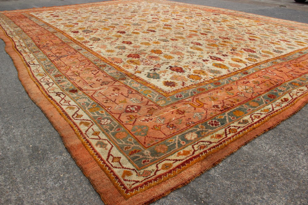 380 x 504cm Antique Oushak or Ushak Carpet View VIII