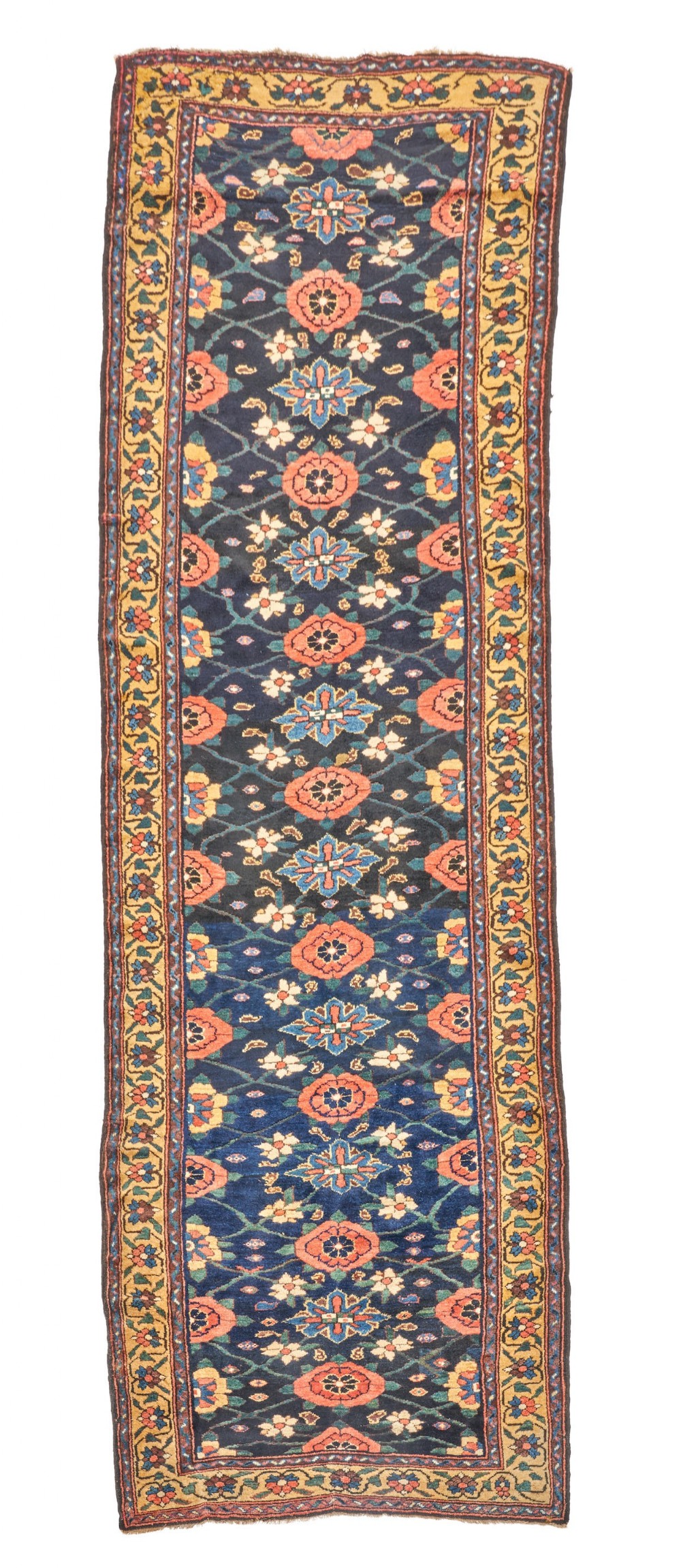 141 x 405cm Antique Kurdish Runner