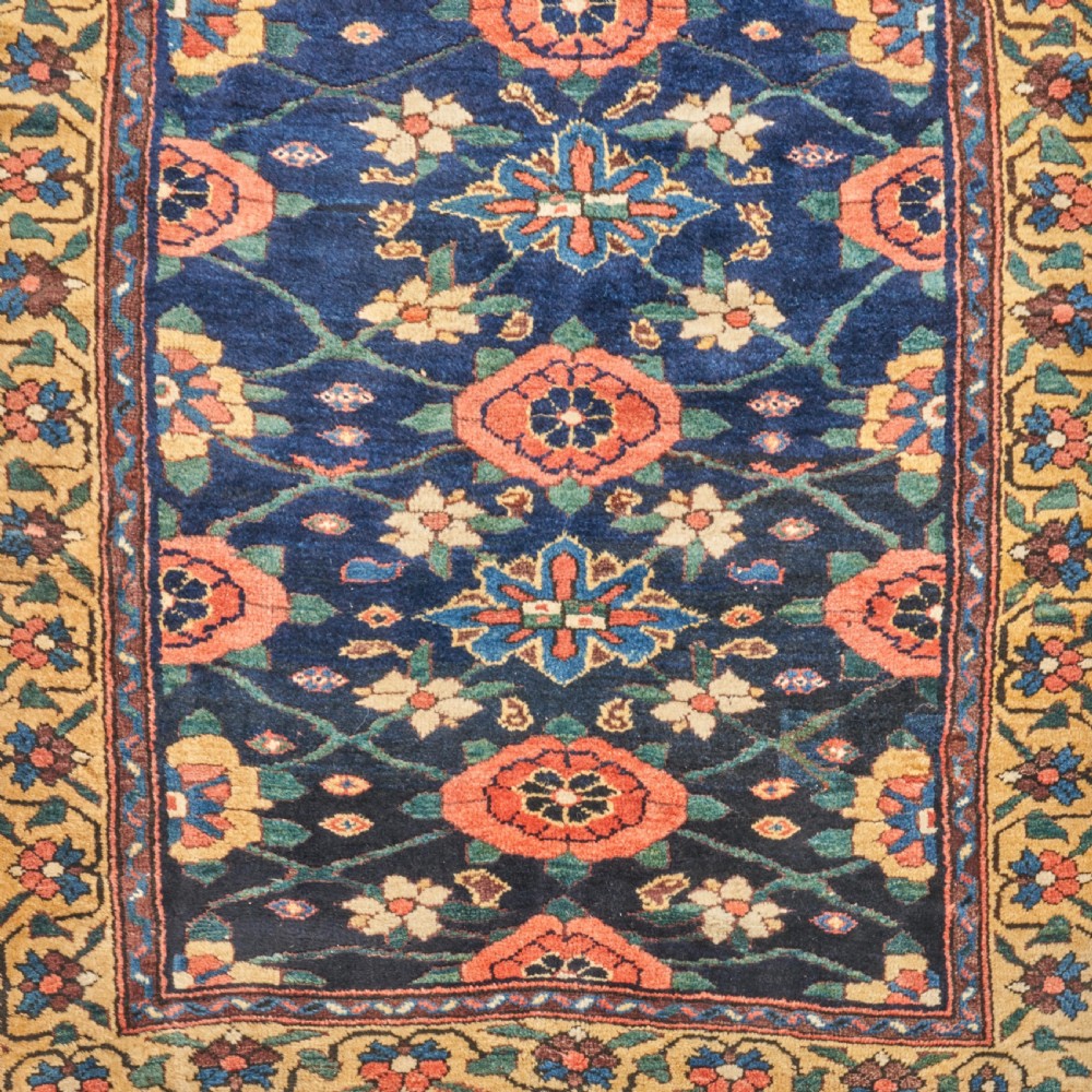 141 x 405cm Antique Kurdish Runner View II