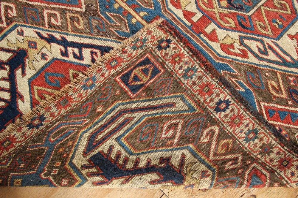 128 x 282cm Antique Lenkoran carpet, The Caucasus View III