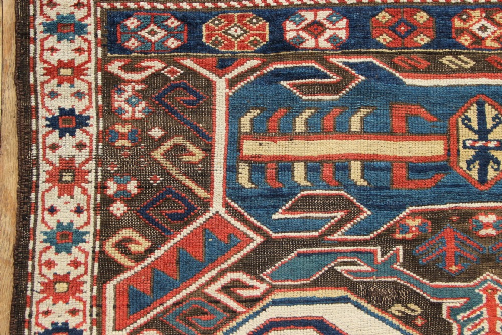 128 x 282cm Antique Lenkoran carpet, The Caucasus View IV