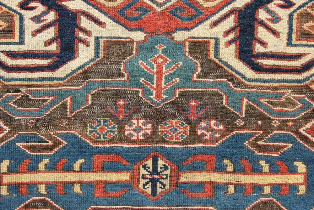 128 x 282cm Antique Lenkoran carpet, The Caucasus View VI
