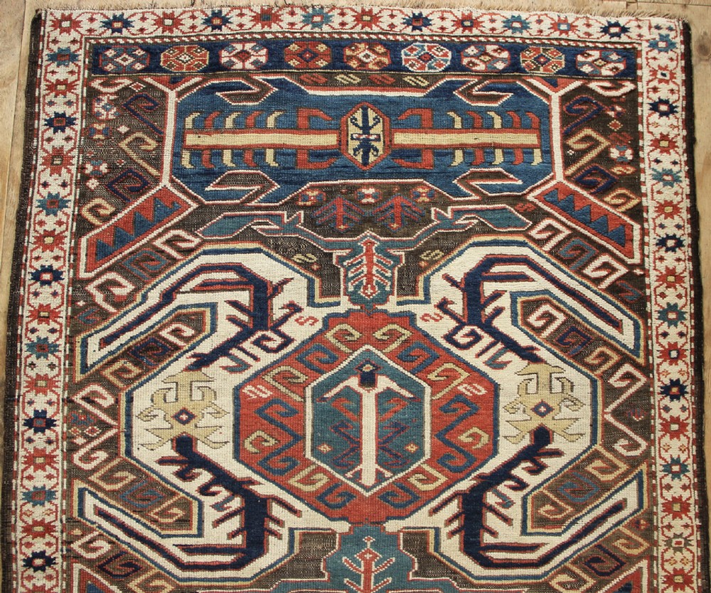 128 x 282cm Antique Lenkoran carpet, The Caucasus View VII