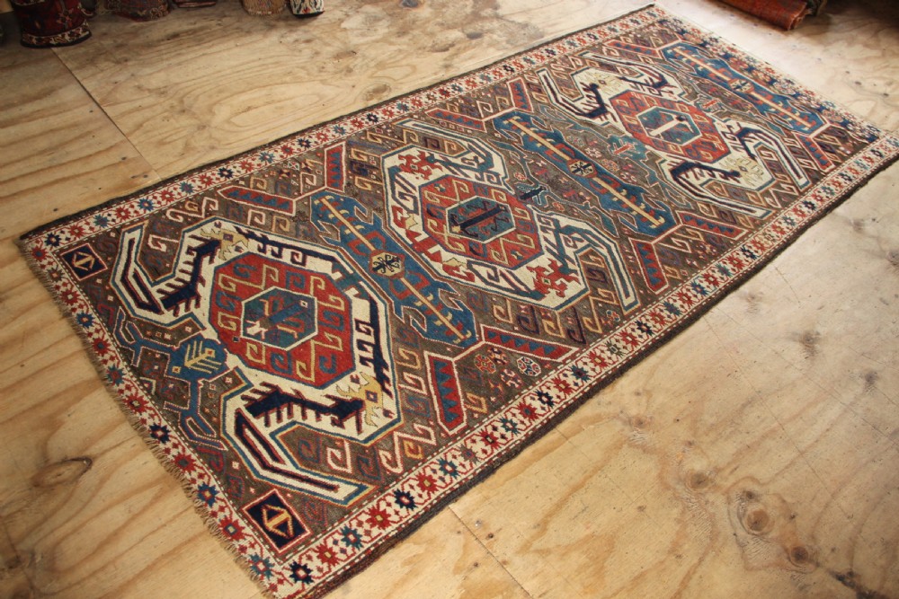 128 x 282cm Antique Lenkoran carpet, The Caucasus View VIII