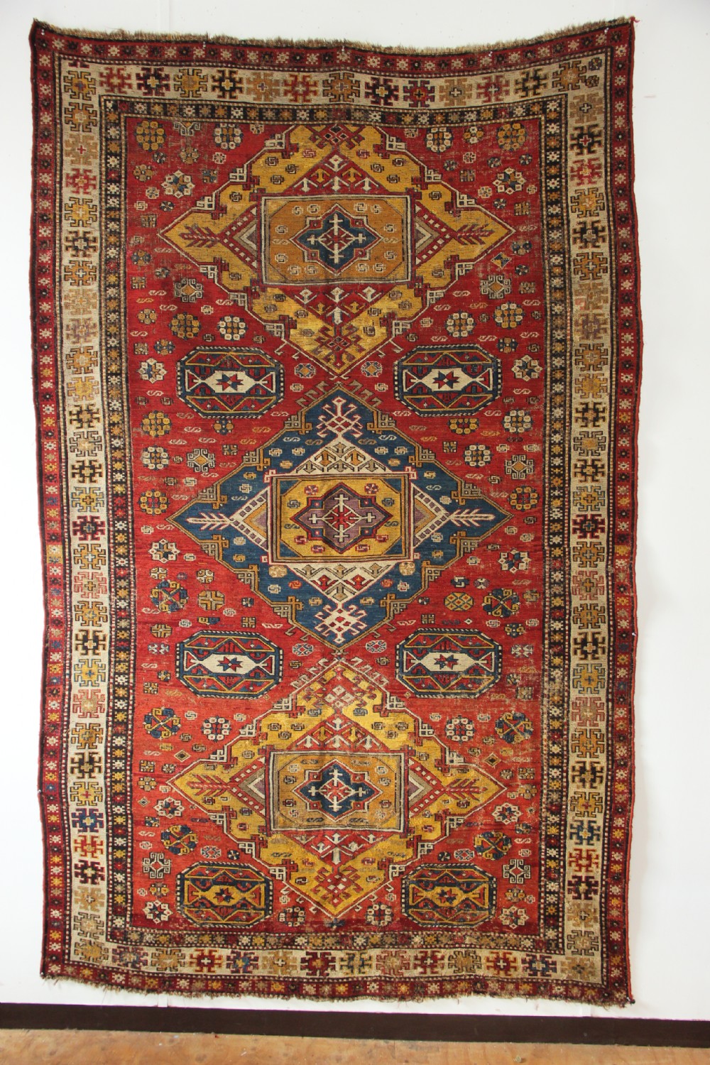 164 x 262cm Antique Caucasian Soumac Carpet