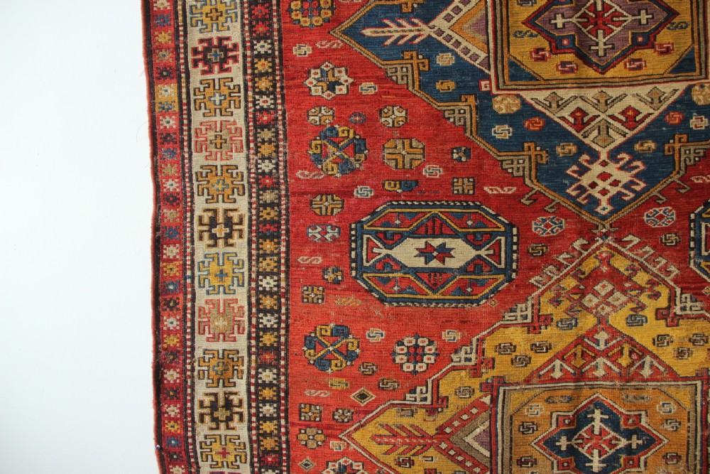 164 x 262cm Antique Caucasian Soumac Carpet View III