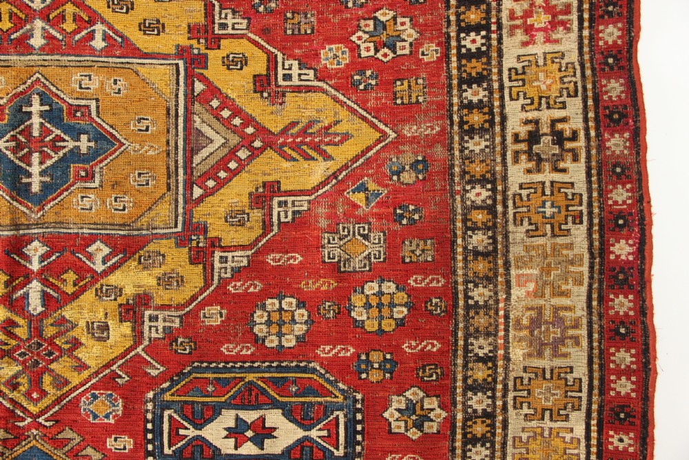 164 x 262cm Antique Caucasian Soumac Carpet View VII