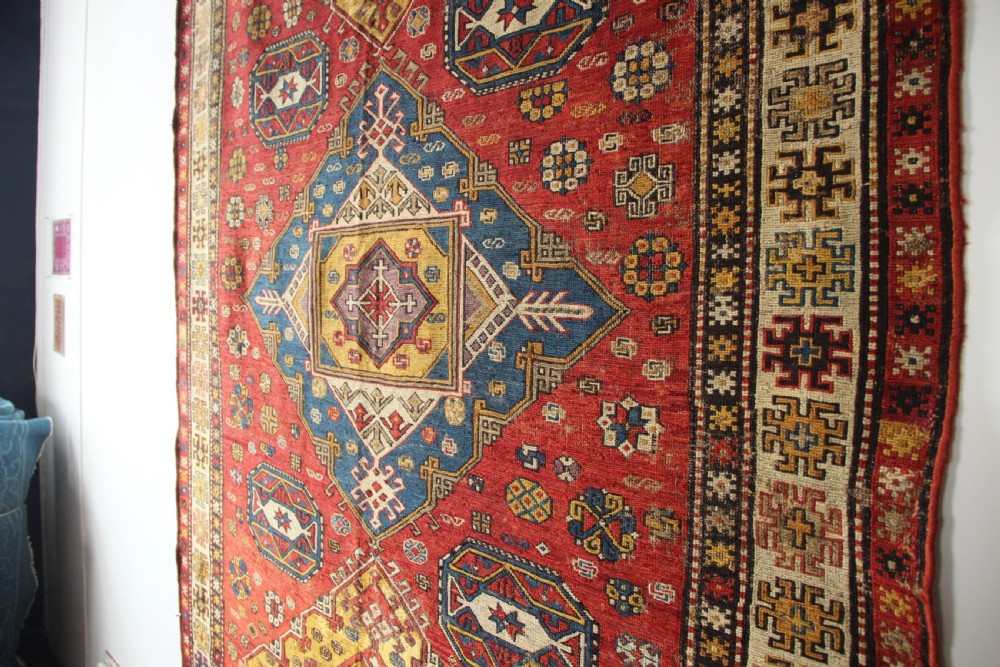 164 x 262cm Antique Caucasian Soumac Carpet View VIII