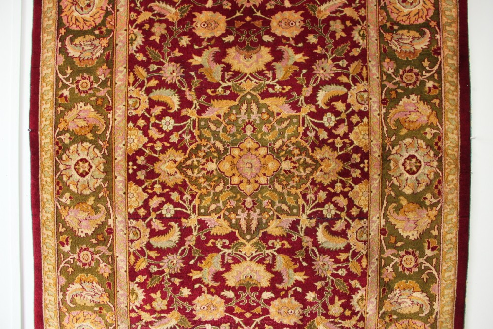 122 x 213 Extremely Fine Antique Amritsar Rug North India View II