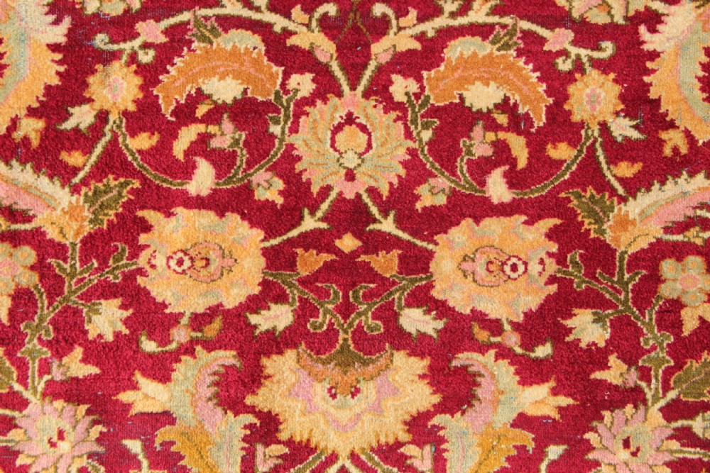 122 x 213 Extremely Fine Antique Amritsar Rug North India View III