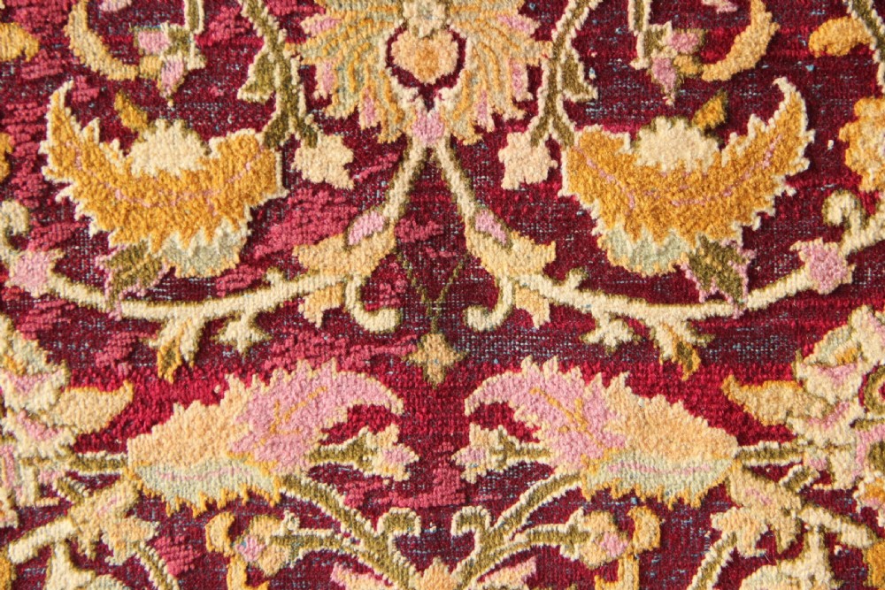 122 x 213 Extremely Fine Antique Amritsar Rug North India View VI