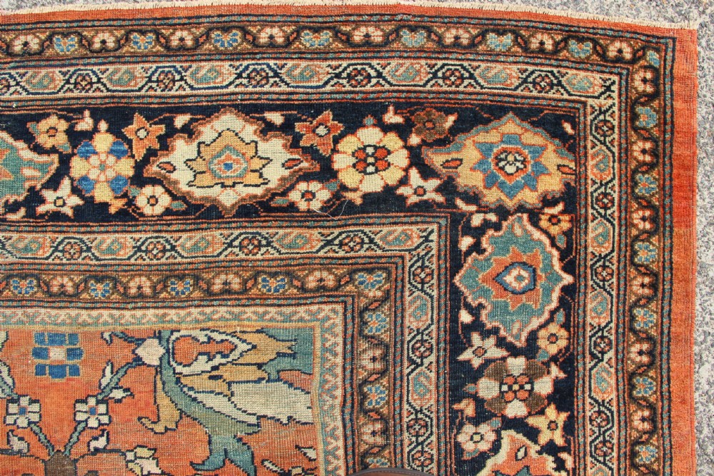 318 x 407cm Fine Antique Mahal Carpet View II