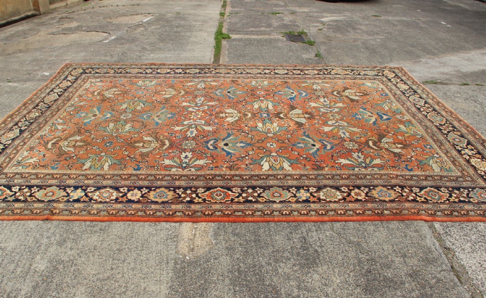 318 x 407cm Fine Antique Mahal Carpet View VII