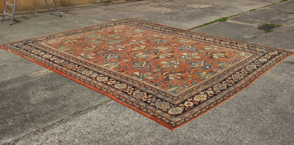 318 x 407cm Fine Antique Mahal Carpet View VIII