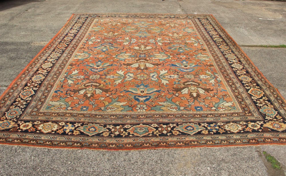 318 x 407cm Fine Antique Mahal Carpet View IX
