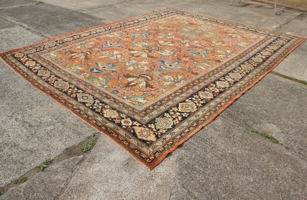 318 x 407cm Fine Antique Mahal Carpet View X