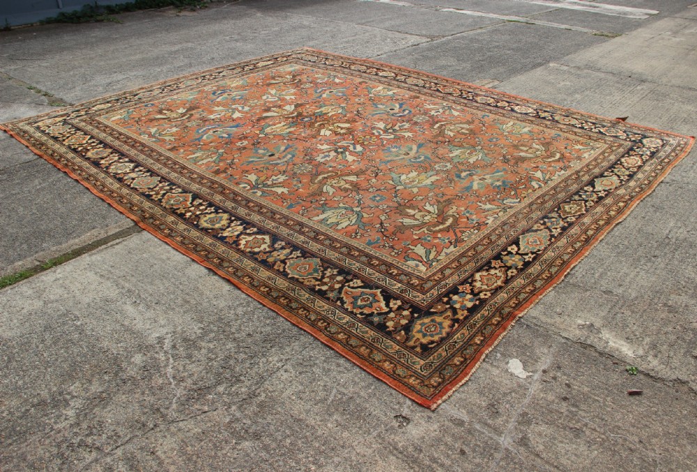 318 x 407cm Fine Antique Mahal Carpet View XII