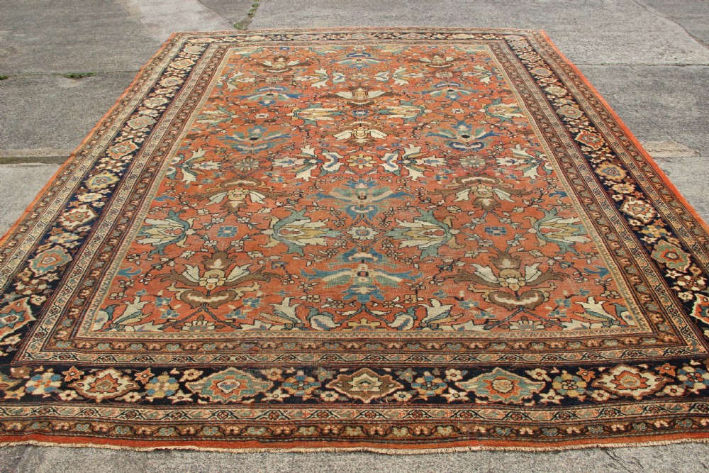 318 x 407cm Fine Antique Mahal Carpet View XIII
