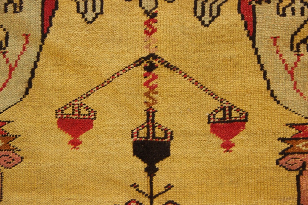 112 x 191cm Antique Kirsehir Prayer Rug View IV