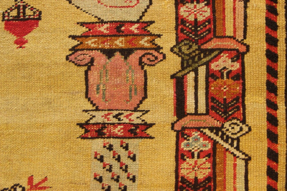 112 x 191cm Antique Kirsehir Prayer Rug View V