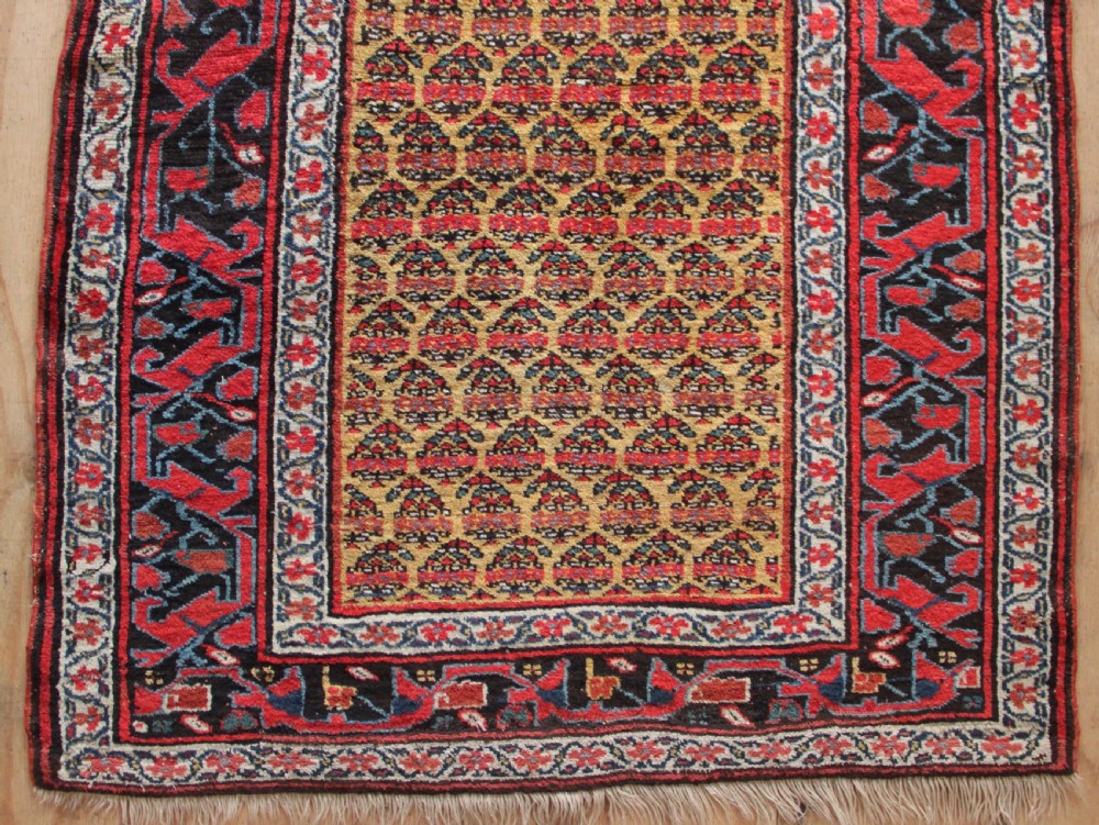 119 x 328cm Antique Kurdish Bidjar Runner View II