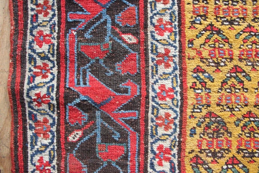 119 x 328cm Antique Kurdish Bidjar Runner View X