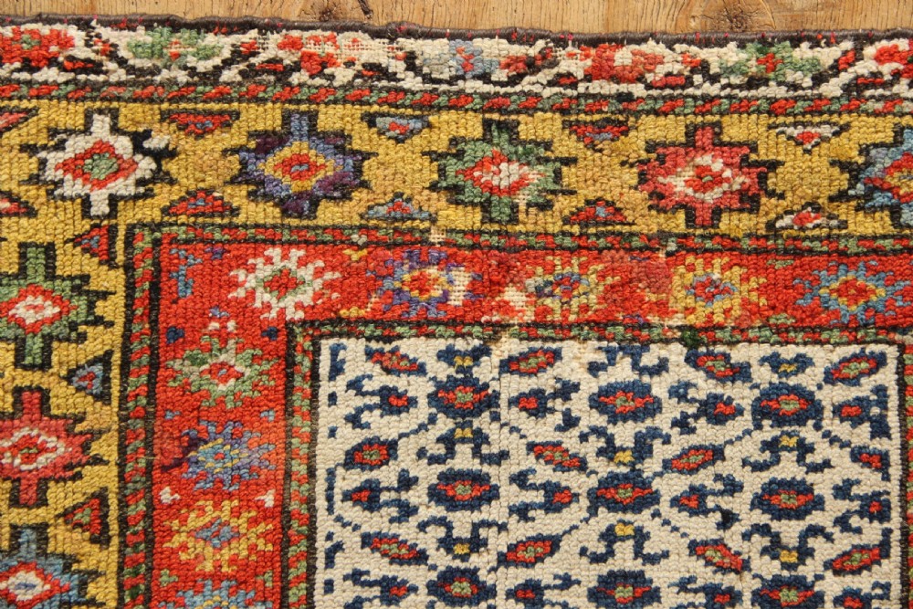72 x 53cm Antique Hamadan Mat View II
