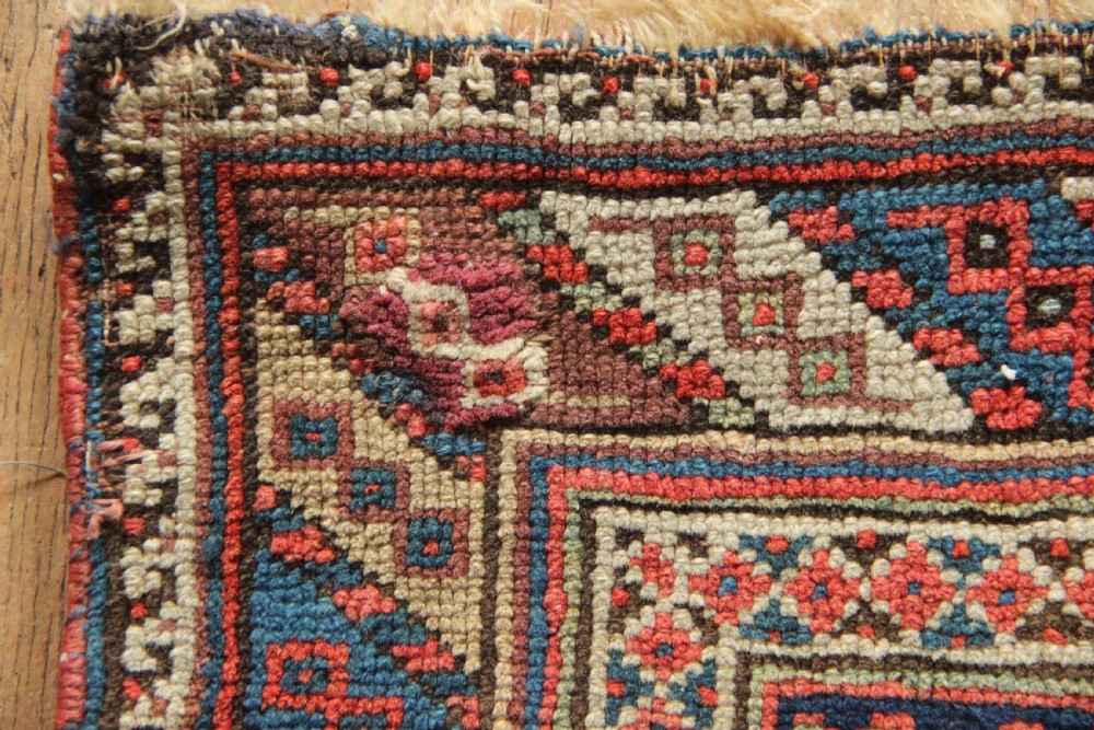 78 x 56cm Fine Antique Afshar Saddlebag Face View IV