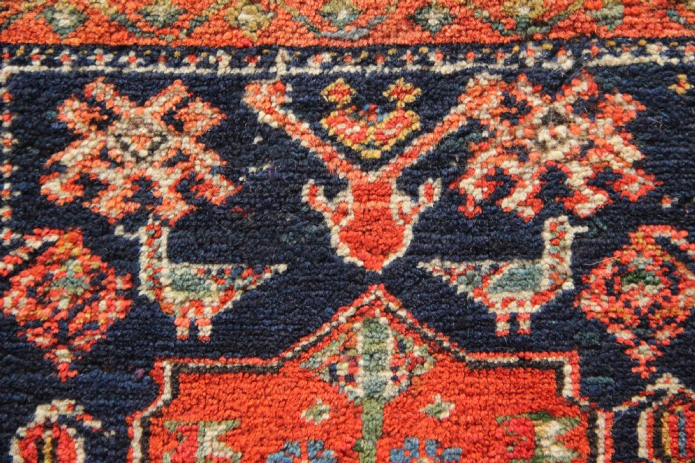 71 x 65cm Antique Fine Karadja Mat View II