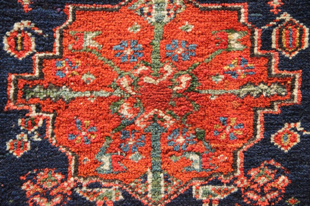 71 x 65cm Antique Fine Karadja Mat View III