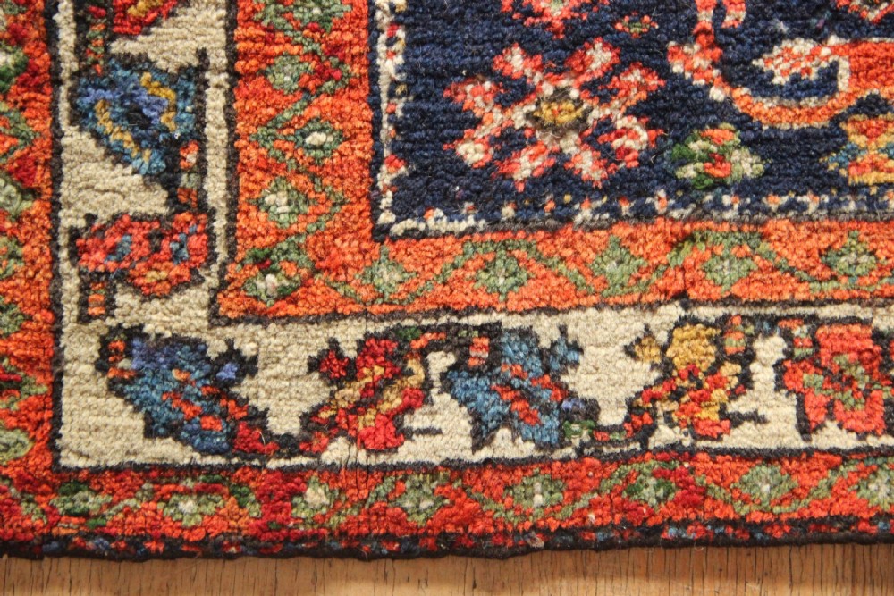 71 x 65cm Antique Fine Karadja Mat View IV