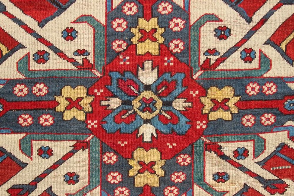 127 x 199cm Antique 'Eagle' Kazak Rug View IV