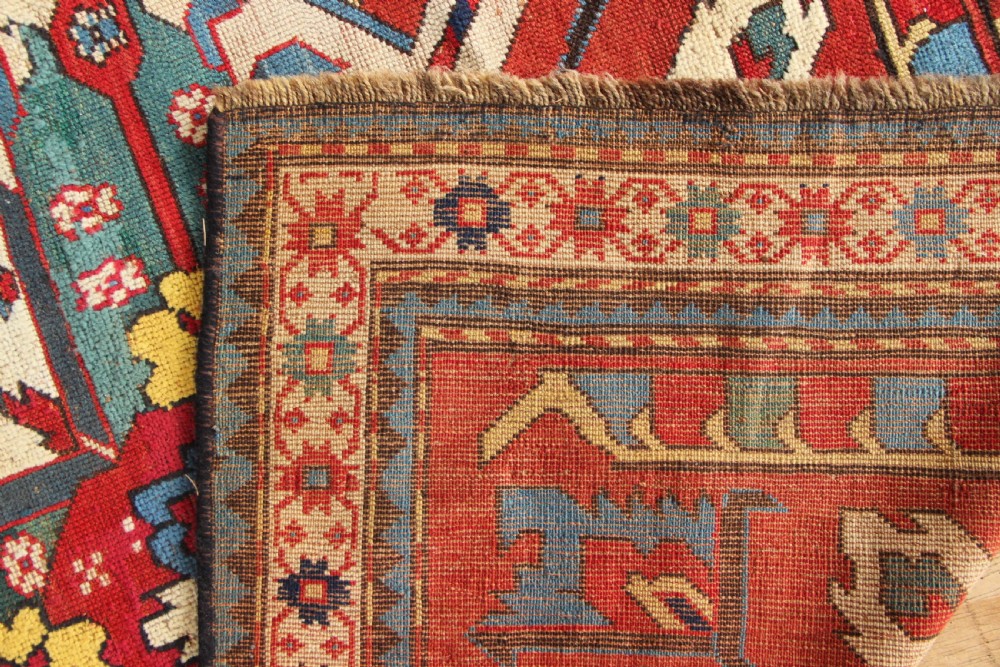127 x 199cm Antique 'Eagle' Kazak Rug View IX