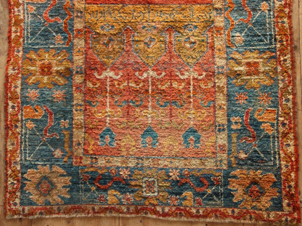 136 x 221cm Antique Angora Ushak or Oushak Rug View III