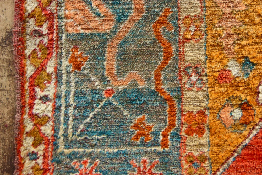 136 x 221cm Antique Angora Ushak or Oushak Rug View VI