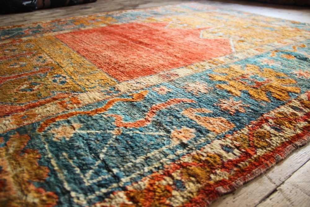 136 x 221cm Antique Angora Ushak or Oushak Rug View X