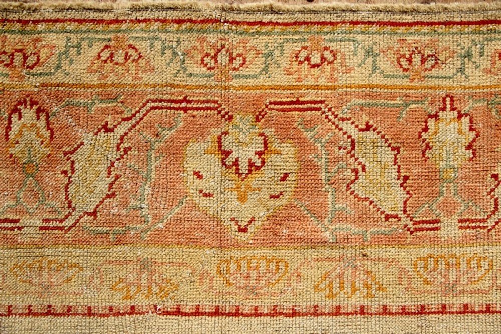 310 x 390cm Antique Oushak or Ushak Carpet View V