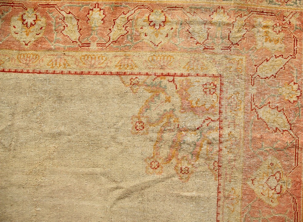 310 x 390cm Antique Oushak or Ushak Carpet View VI