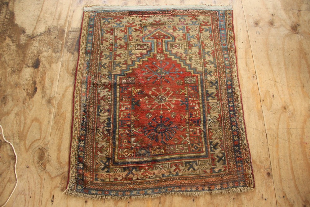 90 x 120cm Antique Turkish Prayer rug