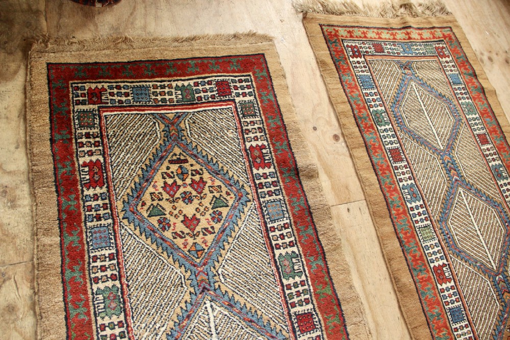 Near Pair of Antique Narrow Runners View V
