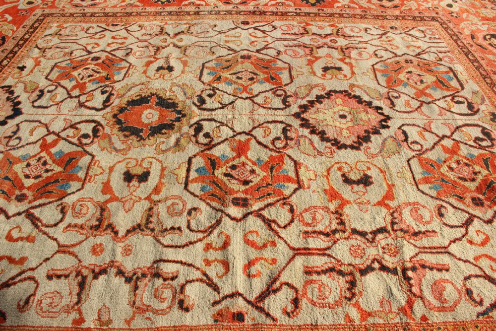 389 x 413cm Antique Ivory Ziegler & Co Carpet View III