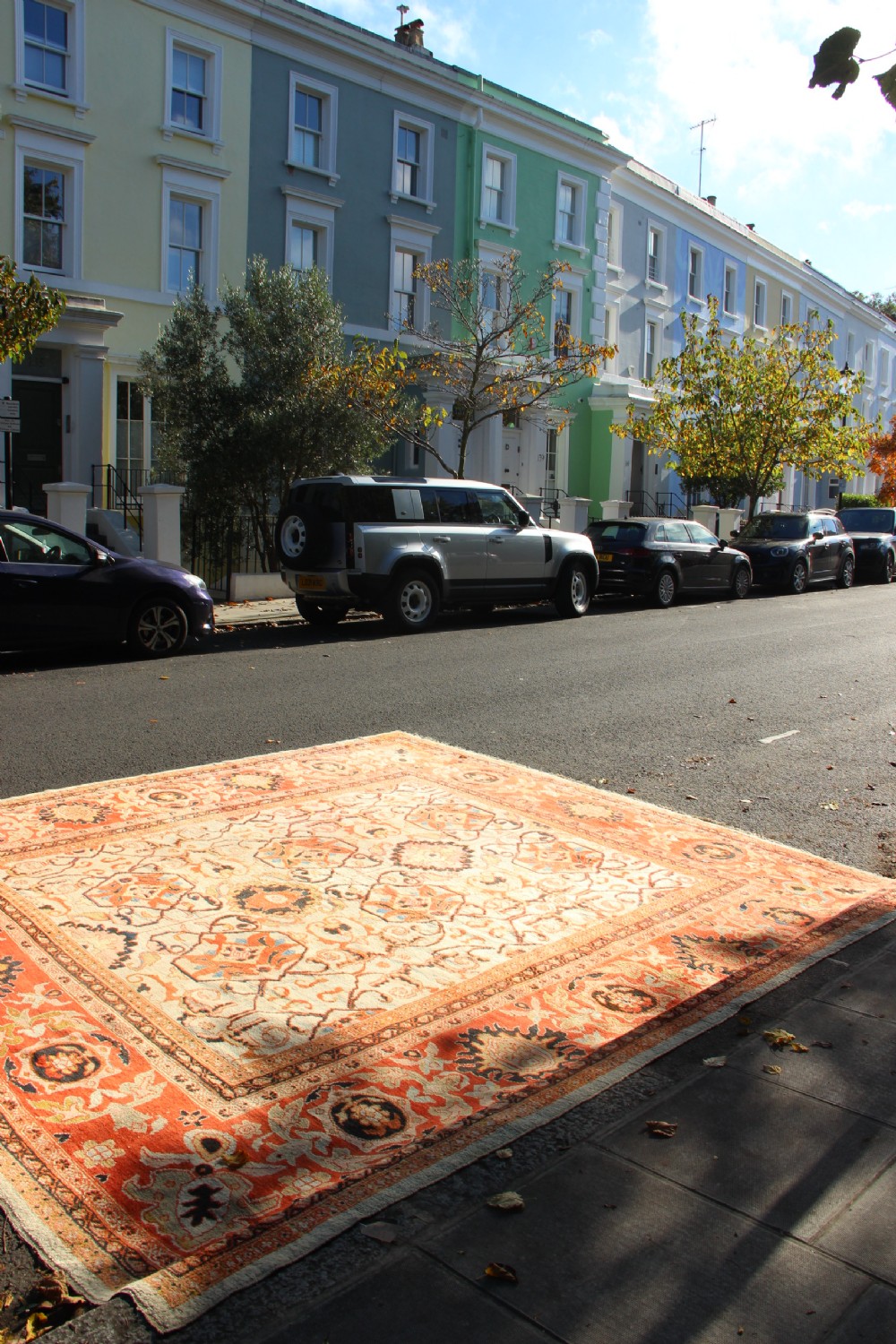 389 x 413cm Antique Ivory Ziegler & Co Carpet View V