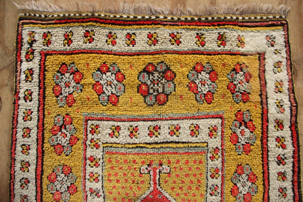 103 x 153cm Antique Turkish Prayer Rug View IV