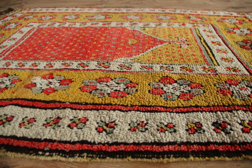 103 x 153cm Antique Turkish Prayer Rug View VII