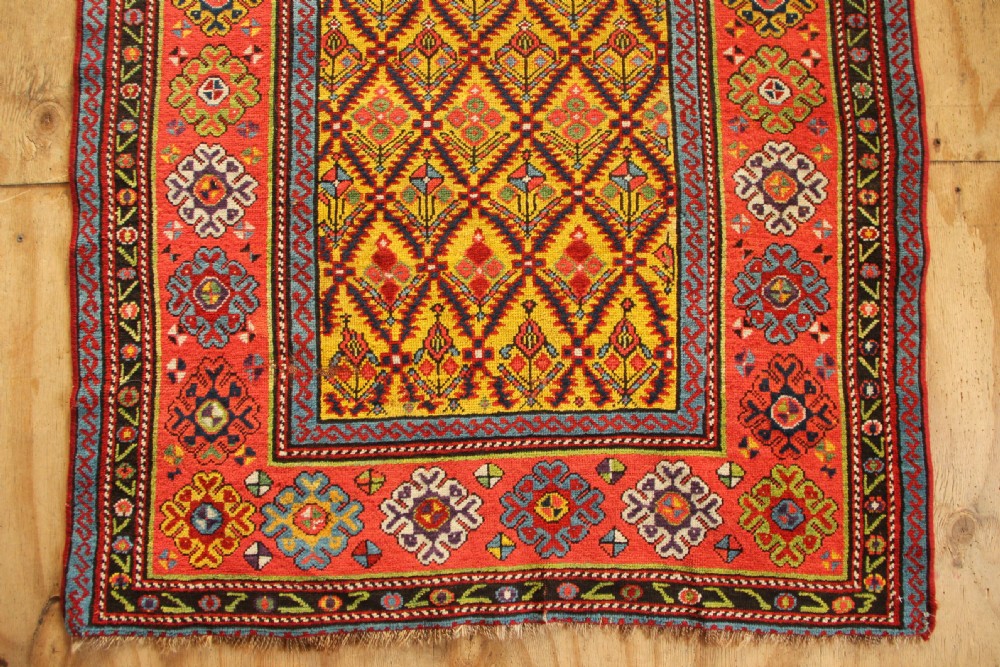 121 x 314cm Antique Genje Caucasian Runner View II
