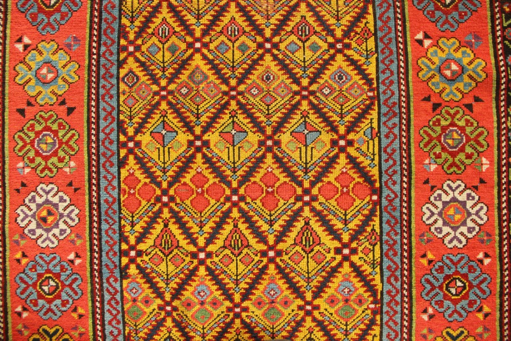 121 x 314cm Antique Genje Caucasian Runner View VI