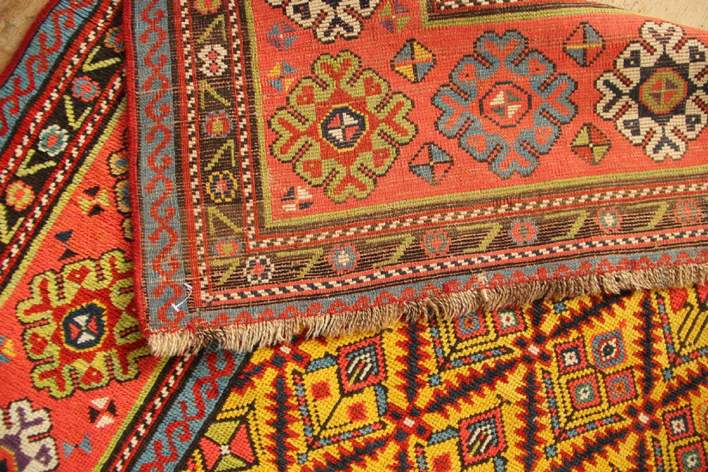121 x 314cm Antique Genje Caucasian Runner View X