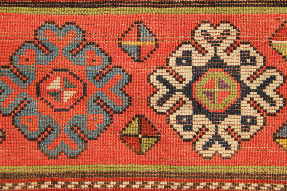 121 x 314cm Antique Genje Caucasian Runner View XI