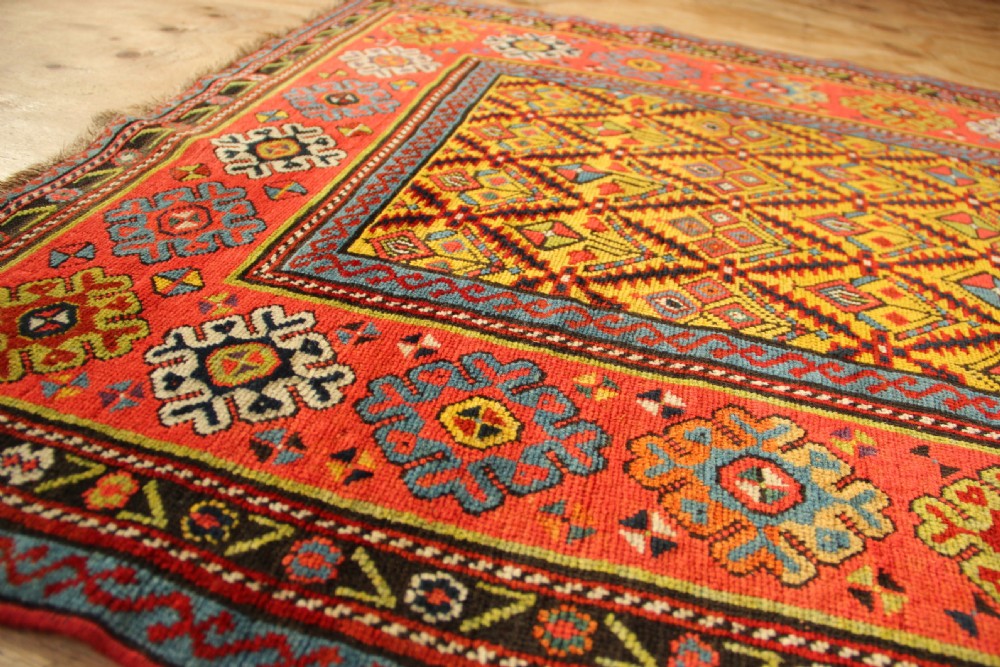 121 x 314cm Antique Genje Caucasian Runner View XIV
